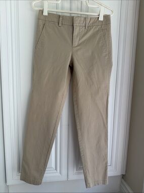 Vince Cropped Ankle Pants in Beige